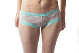 New Lacy Pastel Boyshort Panties