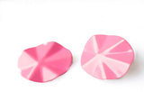 Vintage Pretty In Pink Clip Earrings