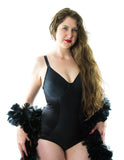 Black Super Spy Vintage Bodysuit