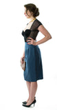 Blue Betty Vintage Pencil Skirt