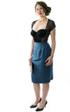 Blue Betty Vintage Pencil Skirt