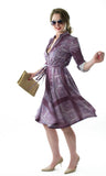 Vintage Violet Carmine Dress