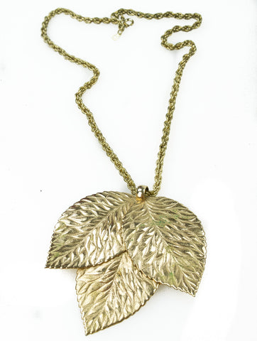 Vintage Love Me or Leaf Me Necklace