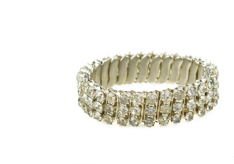 Vintage 1950's  Rhinestone Roxy Bracelet