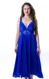 Rhapsody in Blue Vintage Olga Gown