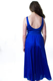 Rhapsody in Blue Vintage Olga Gown