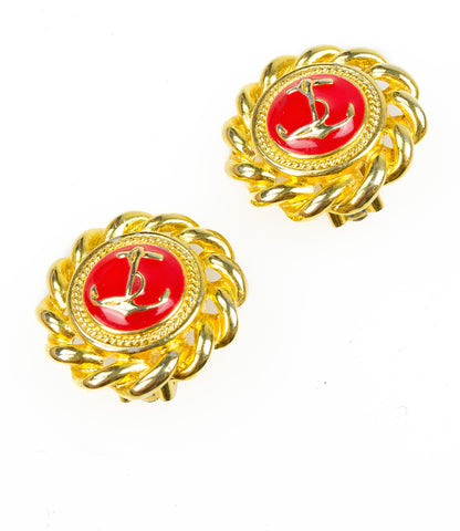 Ahoy, Sailor! Vintage Clip Earrings