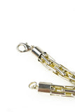 Vintage 80's Slinky Lady Gold Necklace