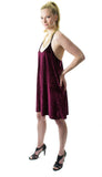 New Velvety Bordeux Cheetah Dress