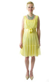 Lemon Meringue Vintage 50's Party Dress