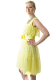 Lemon Meringue Vintage 50's Party Dress