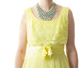 Lemon Meringue Vintage 50's Party Dress