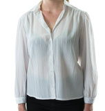 Read Between the Lines Vintage White Blouse