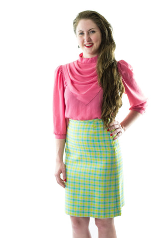 Hot For Teacher Vintage Pencil Skirt