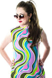 Lava Lamp Lucy Vintage Shift Dress